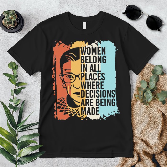 Rbg Ruth Bader Ginsburg Feminist Political Gift Premium T-Shirt
