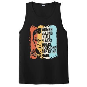 Rbg Ruth Bader Ginsburg Feminist Political Gift PosiCharge Competitor Tank