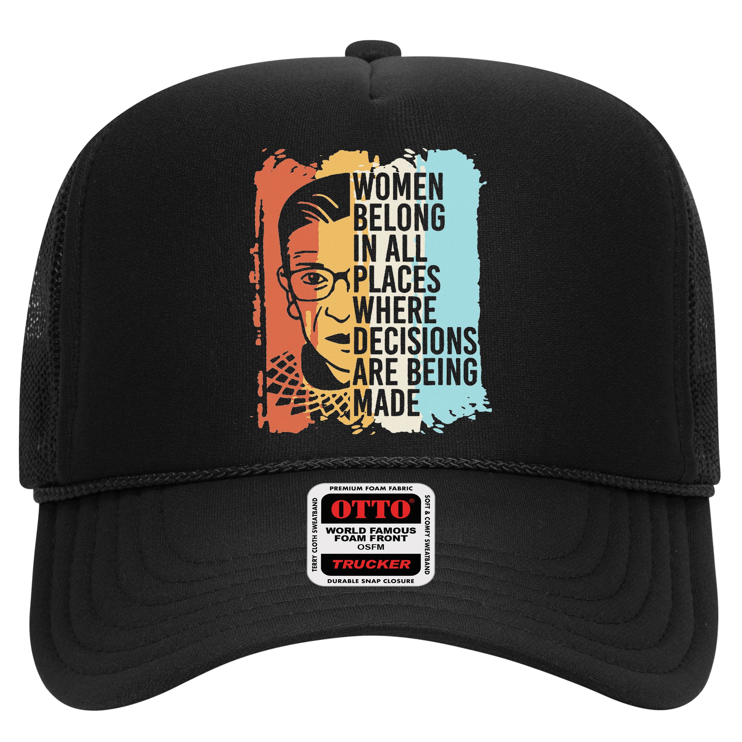 Rbg Ruth Bader Ginsburg Feminist Political Gift Hat
