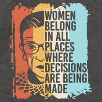 Rbg Ruth Bader Ginsburg Feminist Political Gift Vector Backpack