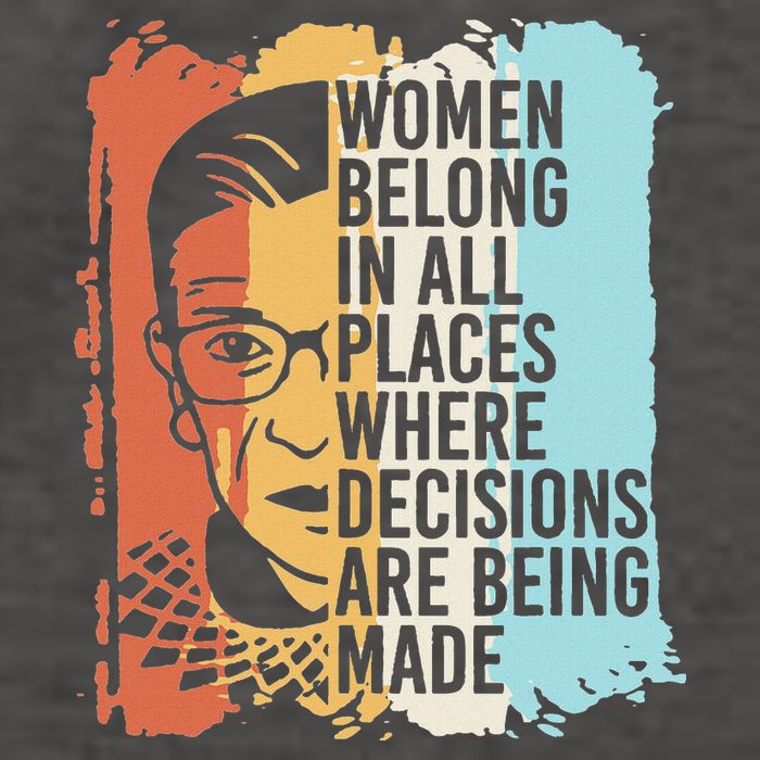 Rbg Ruth Bader Ginsburg Feminist Political Gift Vector Backpack