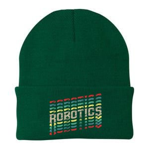 Robotics Robot Builder Engineer Engineering Cyborg Knit Cap Winter Beanie