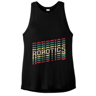 Robotics Robot Builder Engineer Engineering Cyborg Ladies PosiCharge Tri-Blend Wicking Tank