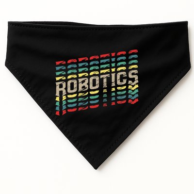 Robotics Robot Builder Engineer Engineering Cyborg USA-Made Doggie Bandana