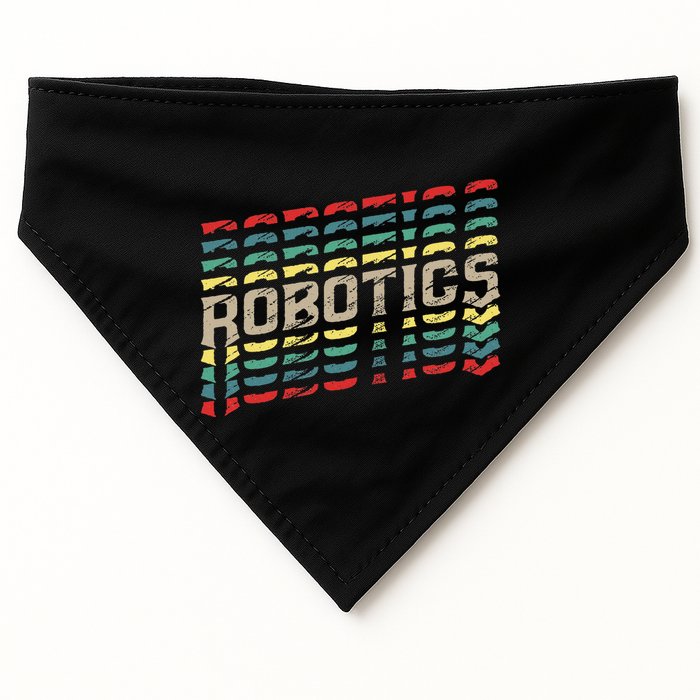 Robotics Robot Builder Engineer Engineering Cyborg USA-Made Doggie Bandana