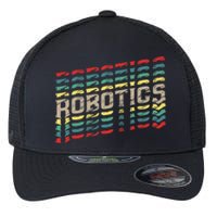 Robotics Robot Builder Engineer Engineering Cyborg Flexfit Unipanel Trucker Cap