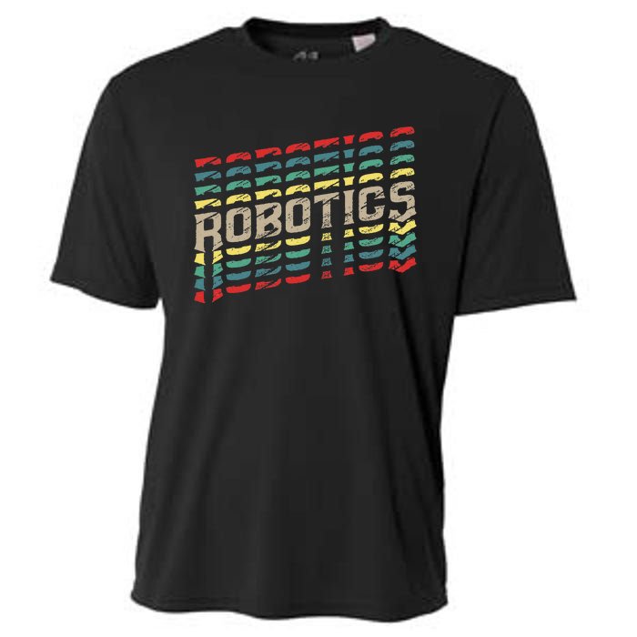 Robotics Robot Builder Engineer Engineering Cyborg Cooling Performance Crew T-Shirt