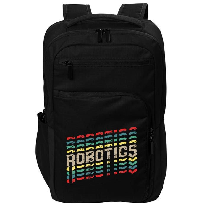 Robotics Robot Builder Engineer Engineering Cyborg Impact Tech Backpack