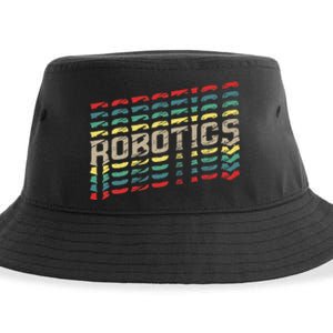 Robotics Robot Builder Engineer Engineering Cyborg Sustainable Bucket Hat