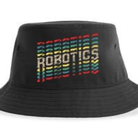 Robotics Robot Builder Engineer Engineering Cyborg Sustainable Bucket Hat