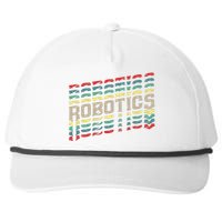 Robotics Robot Builder Engineer Engineering Cyborg Snapback Five-Panel Rope Hat