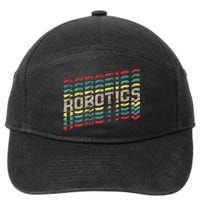 Robotics Robot Builder Engineer Engineering Cyborg 7-Panel Snapback Hat