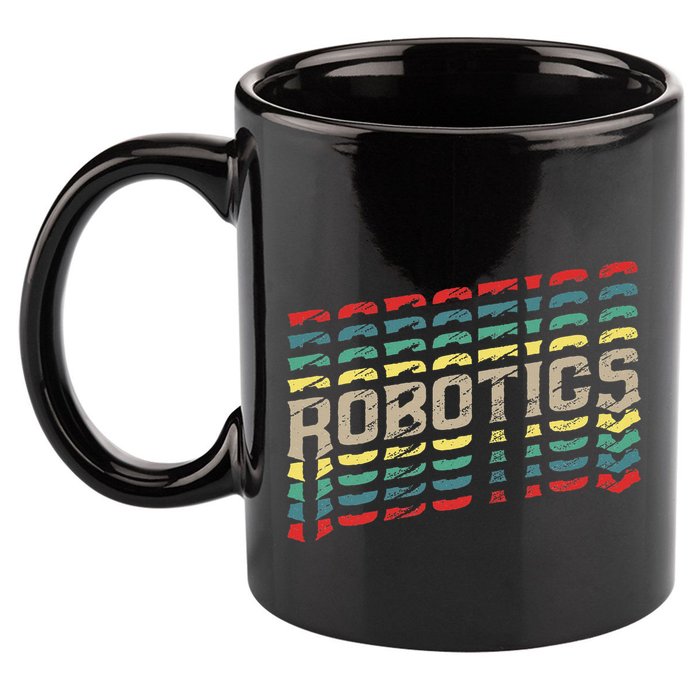 Robotics Robot Builder Engineer Engineering Cyborg 11oz C Handle Ceramic Mug