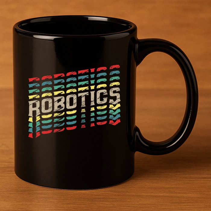 Robotics Robot Builder Engineer Engineering Cyborg 11oz C Handle Ceramic Mug