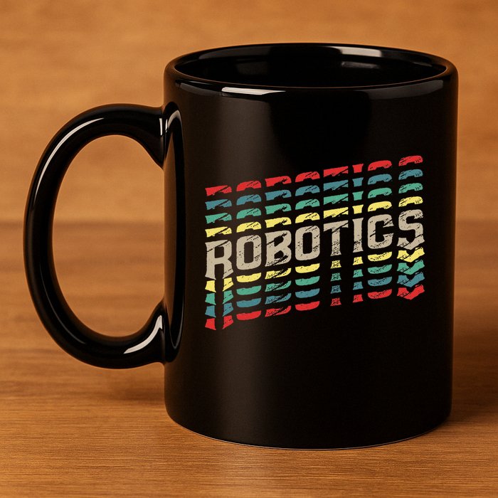 Robotics Robot Builder Engineer Engineering Cyborg 11oz C Handle Ceramic Mug