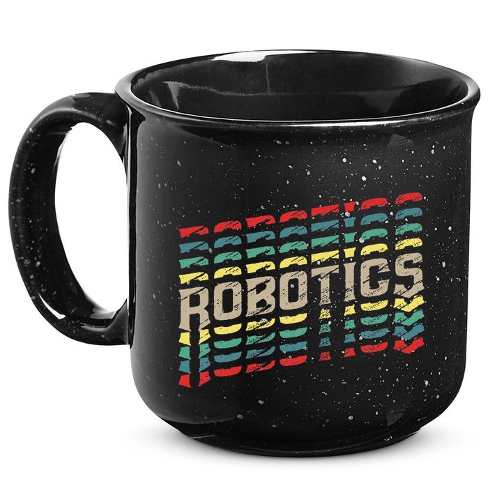 Robotics Robot Builder Engineer Engineering Cyborg 15oz Campfire Ceramic Mug
