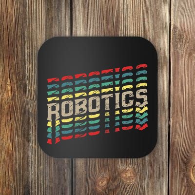 Robotics Robot Builder Engineer Engineering Cyborg Coaster