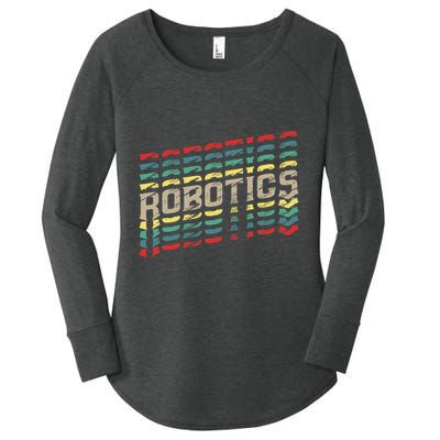 Robotics Robot Builder Engineer Engineering Cyborg Women's Perfect Tri Tunic Long Sleeve Shirt