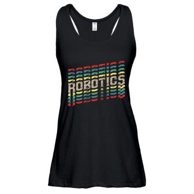 Robotics Robot Builder Engineer Engineering Cyborg Ladies Essential Flowy Tank