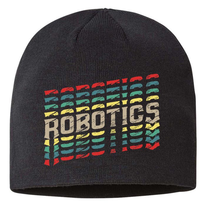 Robotics Robot Builder Engineer Engineering Cyborg Sustainable Beanie