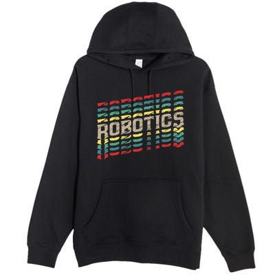 Robotics Robot Builder Engineer Engineering Cyborg Premium Pullover Hoodie