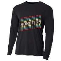 Robotics Robot Builder Engineer Engineering Cyborg Cooling Performance Long Sleeve Crew