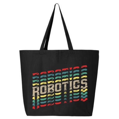 Robotics Robot Builder Engineer Engineering Cyborg 25L Jumbo Tote