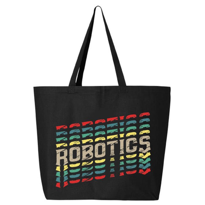 Robotics Robot Builder Engineer Engineering Cyborg 25L Jumbo Tote