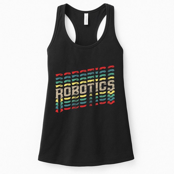 Robotics Robot Builder Engineer Engineering Cyborg Womens Tank Top