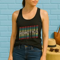 Robotics Robot Builder Engineer Engineering Cyborg Womens Tank Top