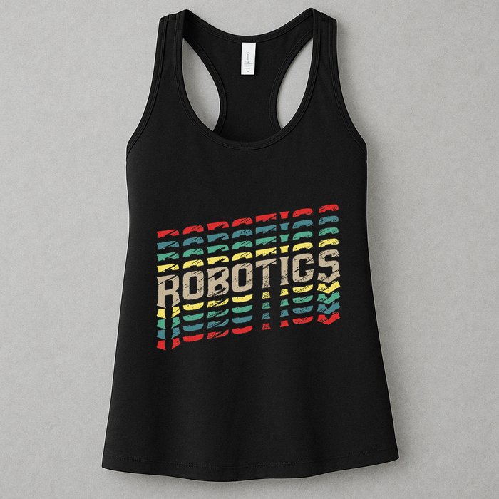 Robotics Robot Builder Engineer Engineering Cyborg Womens Tank Top
