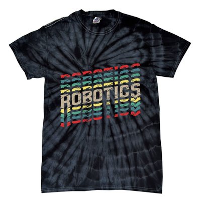 Robotics Robot Builder Engineer Engineering Cyborg Tie-Dye T-Shirt