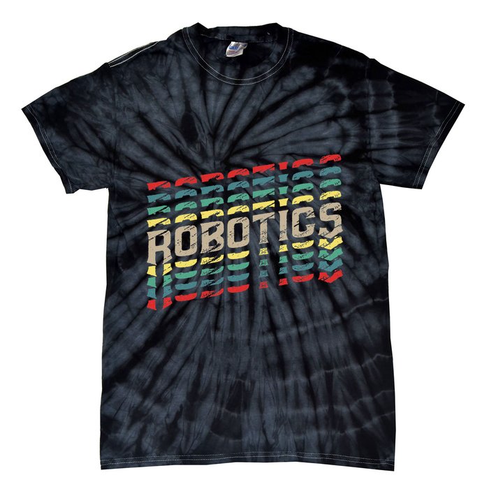 Robotics Robot Builder Engineer Engineering Cyborg Tie-Dye T-Shirt
