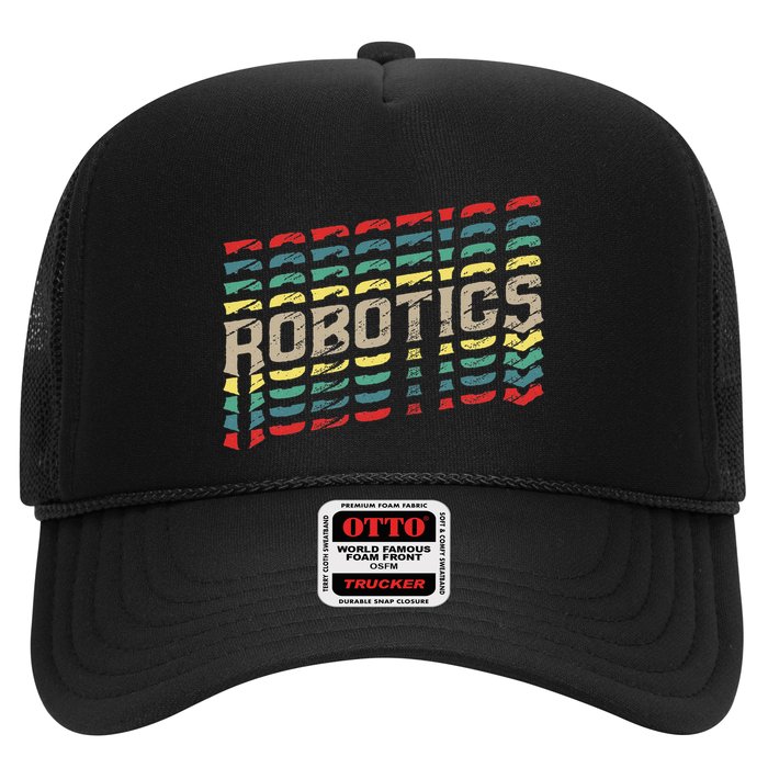 Robotics Robot Builder Engineer Engineering Cyborg Trucker Hat