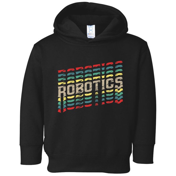 Robotics Robot Builder Engineer Engineering Cyborg Toddler Hoodie
