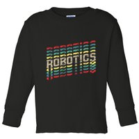 Robotics Robot Builder Engineer Engineering Cyborg Toddler Long Sleeve Shirt