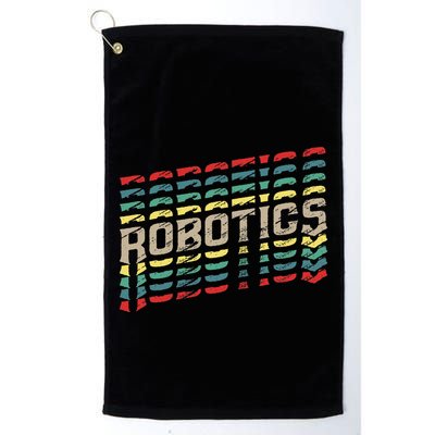 Robotics Robot Builder Engineer Engineering Cyborg Golf Towel