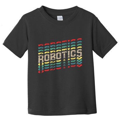 Robotics Robot Builder Engineer Engineering Cyborg Toddler T-Shirt