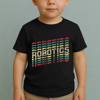 Robotics Robot Builder Engineer Engineering Cyborg Toddler T-Shirt