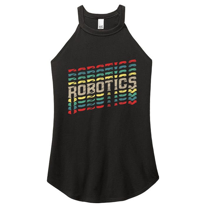 Robotics Robot Builder Engineer Engineering Cyborg Women's Perfect Tri Rocker Tank