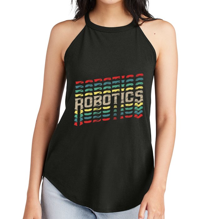 Robotics Robot Builder Engineer Engineering Cyborg Women's Perfect Tri Rocker Tank
