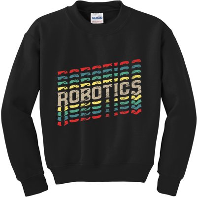 Robotics Robot Builder Engineer Engineering Cyborg Kids Sweatshirt