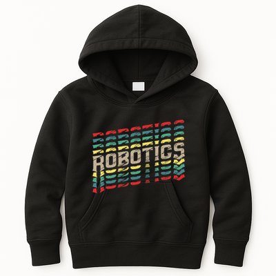 Robotics Robot Builder Engineer Engineering Cyborg Kids Hoodie