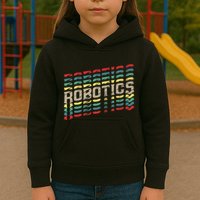Robotics Robot Builder Engineer Engineering Cyborg Kids Hoodie