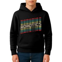 Robotics Robot Builder Engineer Engineering Cyborg Kids Hoodie