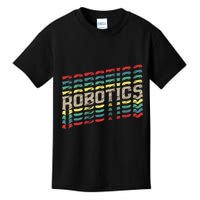 Robotics Robot Builder Engineer Engineering Cyborg Kids T-Shirt