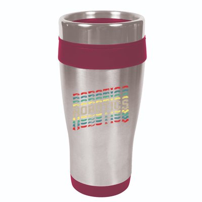 Robotics Robot Builder Engineer Engineering Cyborg 16oz Travel Tumbler