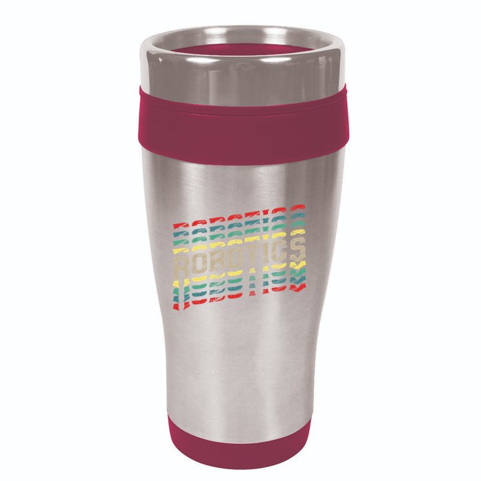 Robotics Robot Builder Engineer Engineering Cyborg 16oz Travel Tumbler