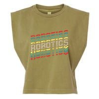 Robotics Robot Builder Engineer Engineering Cyborg Garment-Dyed Women's Muscle Tee