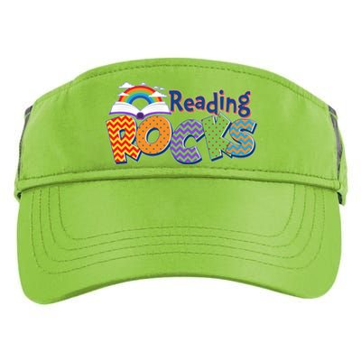 Reading Rocks Book Lover Reading Fan Adult Drive Performance Visor